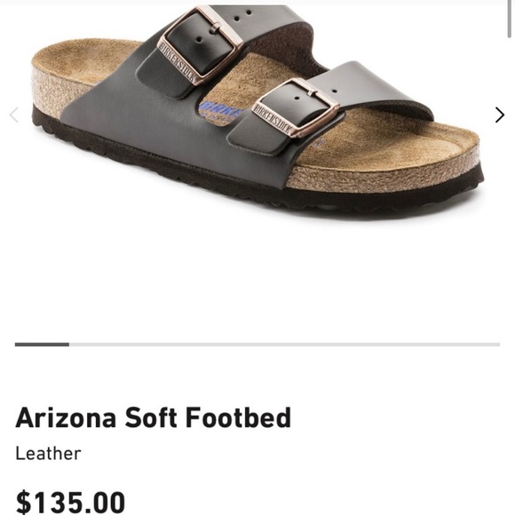 Birkenstock Sandal Leather SIZE 4.5 US - Picture 1 of 4